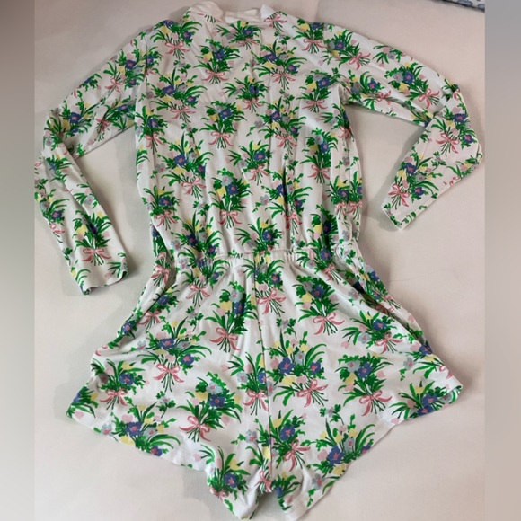 TBBC Poppy’s Porch Ready Romper Grove Park Garden Beaufort Bonnet Small - Picture 6 of 10